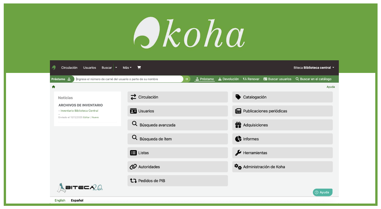 Course Image Capacitación de Koha